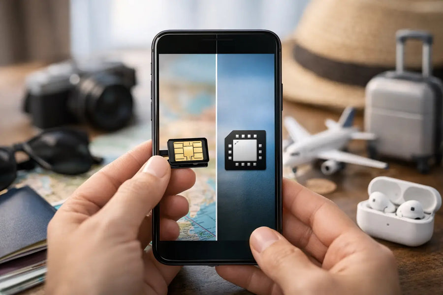 Physical SIM Versus eSIM Travel Compared