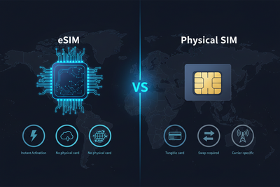 eSIM vs Physical SIM Card: Which is Better for Travel?